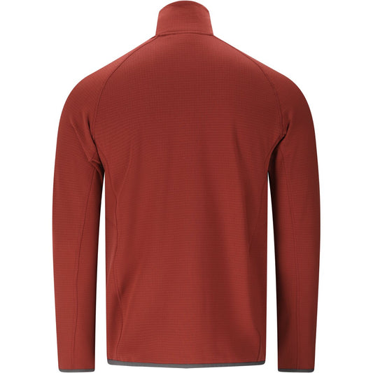 Whistler Helge Half zip midlayer - Herre - Madder Brown