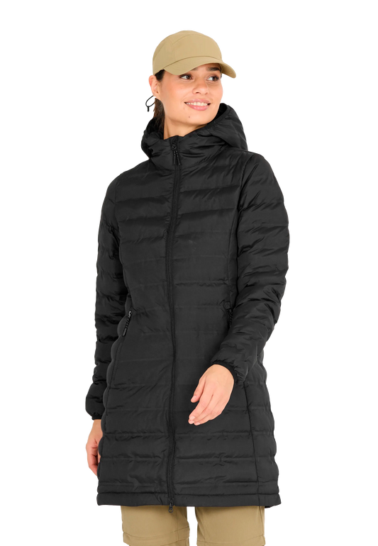 WHISTLER Froze long puffer jakke - Dame - Black