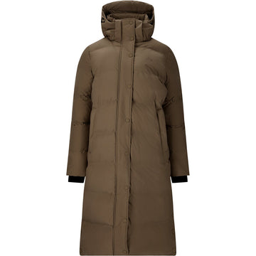 Whistler Adalee long puffer jakke  - Dame - Chocolate Chip