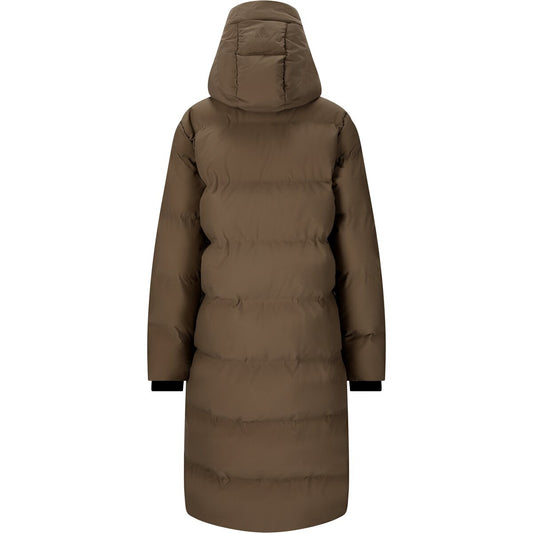 Whistler Adalee long puffer jakke  - Dame - Chocolate Chip