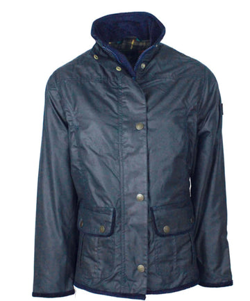 Oxford Blue Oilskin Frakke - Blå