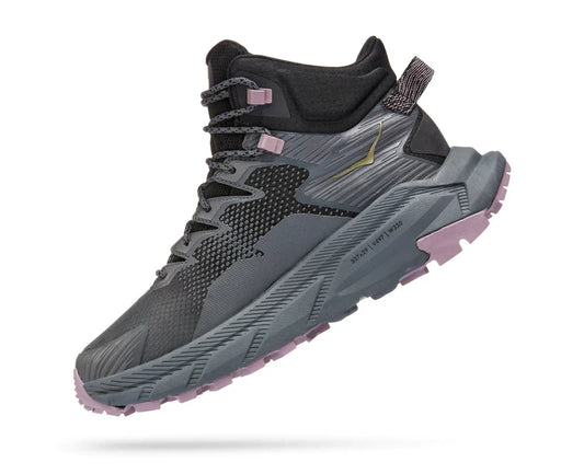 HOKA Trail Code W - Dame - Black/Castlerock