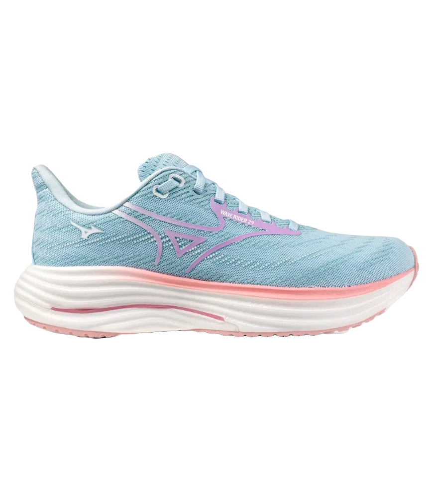 Mizuno Wave Rider 29 - Dame - Nantucket Breeze Orchid Petal Bleached Mauve
