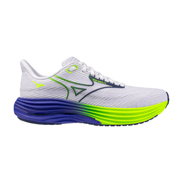 Mizuno Wave Rider 29 - Herre - White/Yellow/Blue