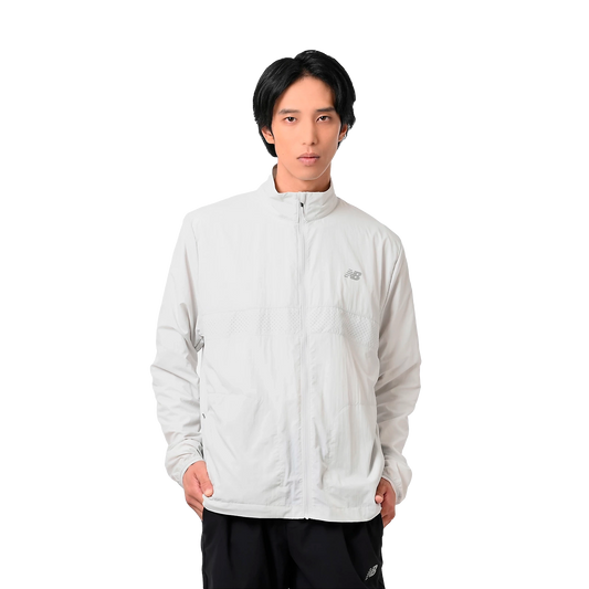 NEW BALANCE Athletics Reflective Packable Jacket - Herre - Grey matter