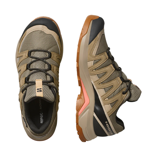 SALOMON X-ADVENTURE RECKON GTX - Dame - Sand/beige/green