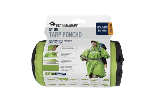 Sea to Summit 70D Tarp Poncho - green