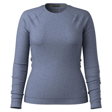 SmartWool Baselayer m. rund hals - Dame - Nightfall blue heather